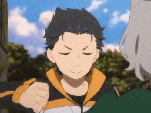 Anime character thumbs up